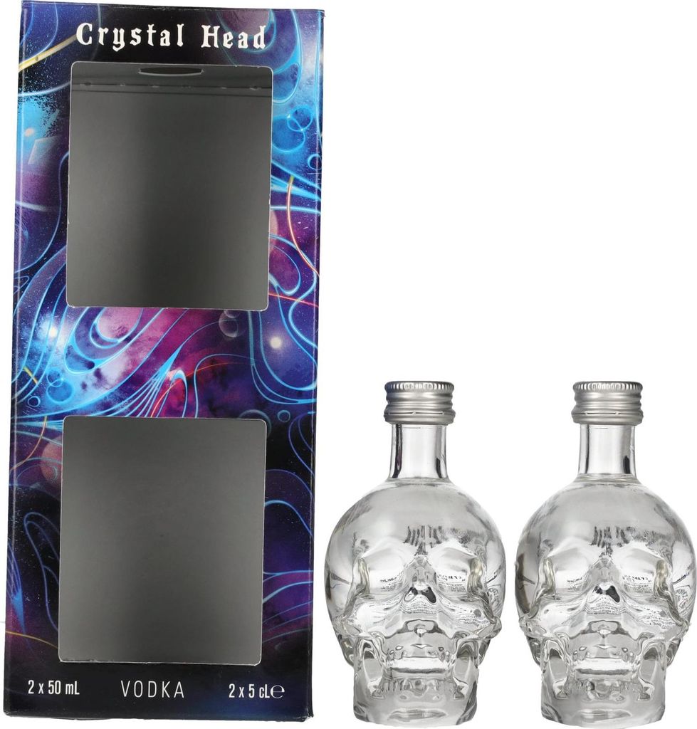 Crystal Head Vodka 40% Vol. 2x0,05l in Geschenkbox