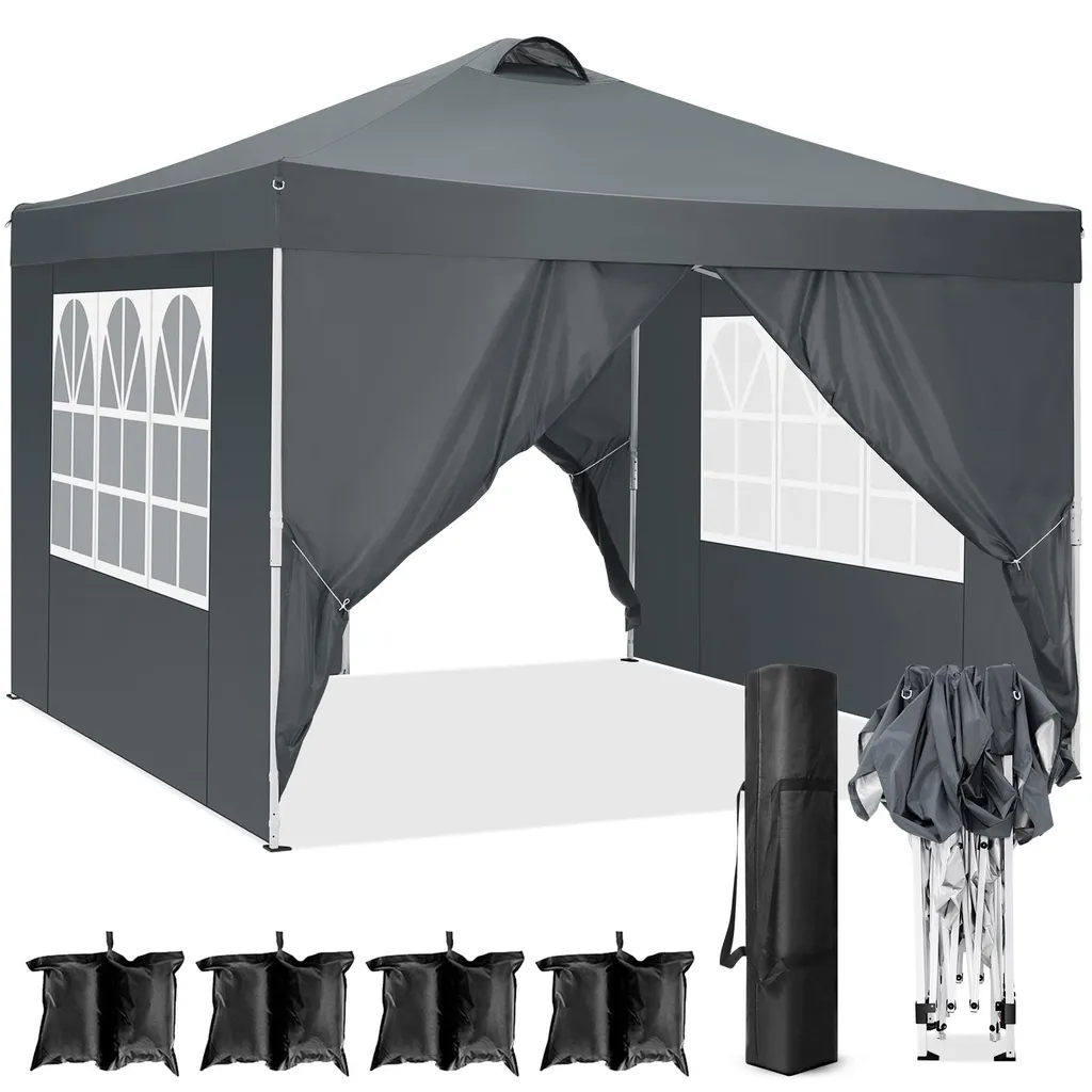 Tonnelle Auto-portante 3x3m Anti-Pluie : Restez au Sec sous votre Abri