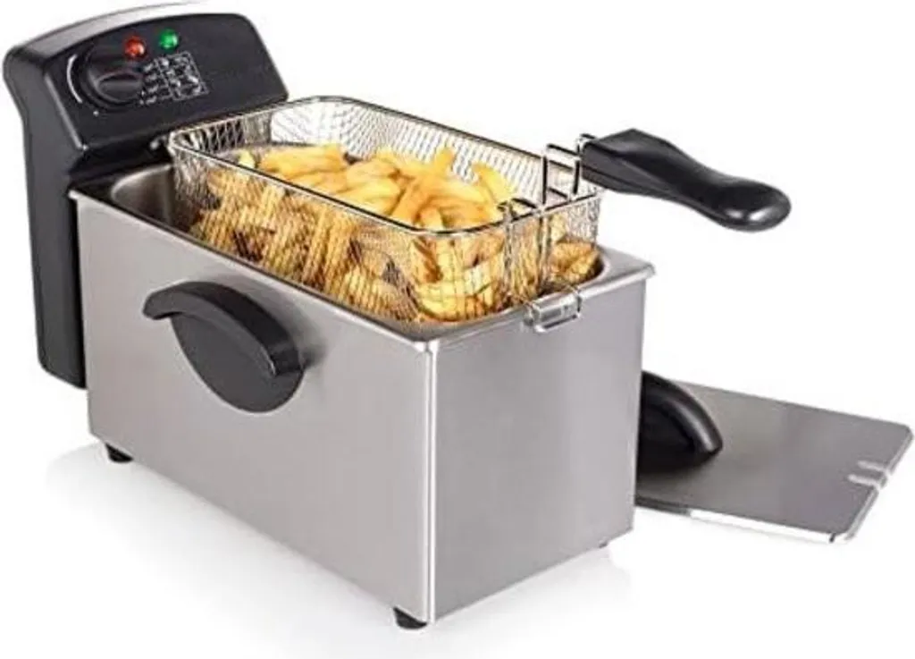 Friggitrice Gratyfied 3 Litri 2000W - Friggitrice Acciaio Professionale - 1