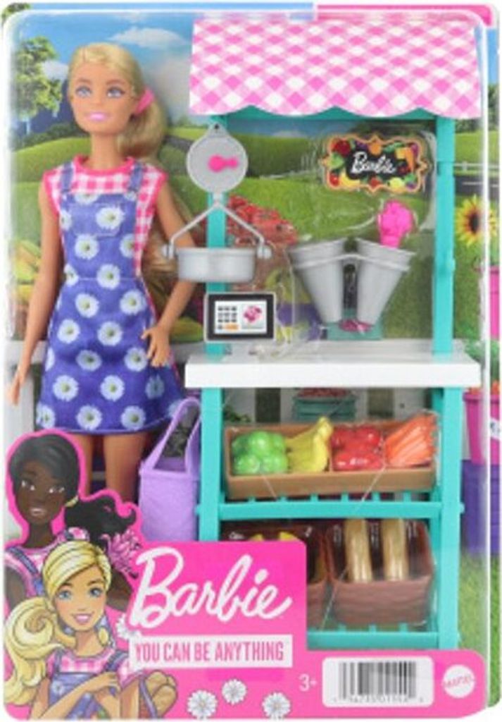Barbie Farm Stand mit Puppe HCN22 Produktbild 