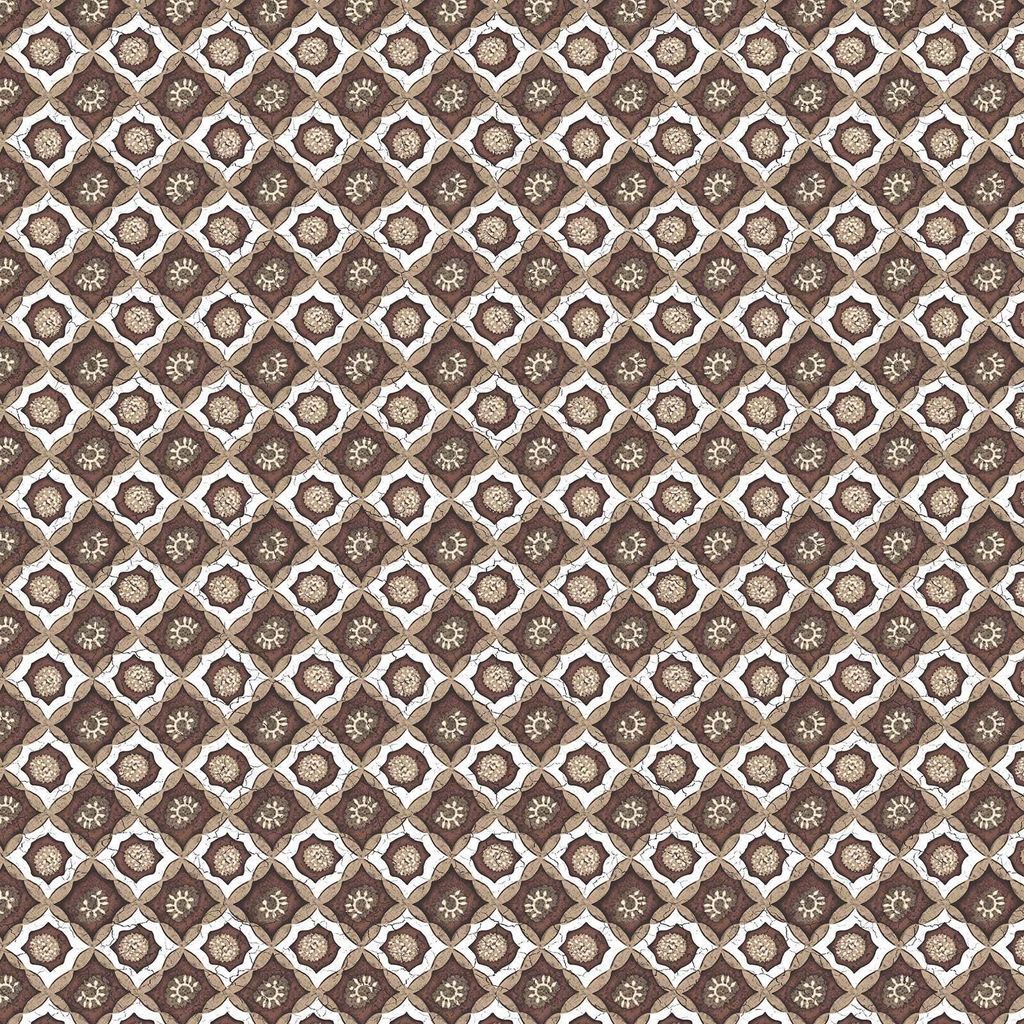 0,5m Baumwollstoff BeHappy Motiv Javanese-Batik 150cm breit, Farbwahl