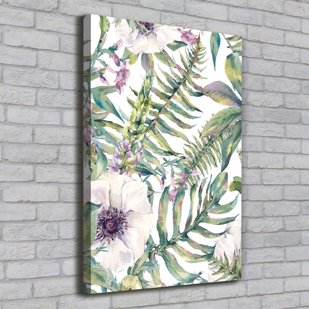 Tulup Leinwandbild - 70x100cm - Wandkunst - Drucke auf Leinwand - Leinwanddruck - Wohnzimmer Wanddekoration XXL - Wohnung Deko Kunstdrucke - Blum...