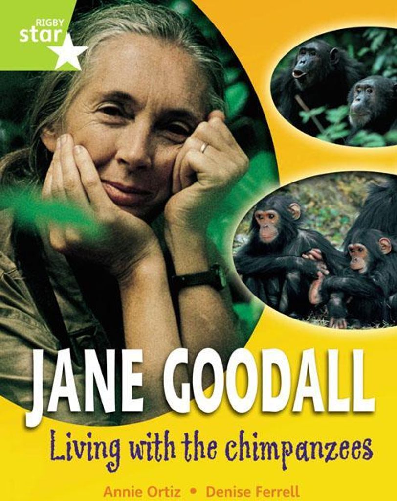 Rigby Star Gui Quest Jahr 2 Kalkstufe: Jane Goodall: Leben mit Schimpansen Reader Sgle