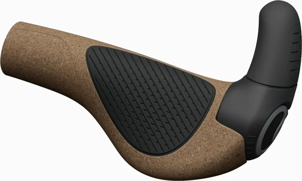 Poignée de Guidon Ergonomique GP2 Evo BioKork S avec Mini Bar-Ends
