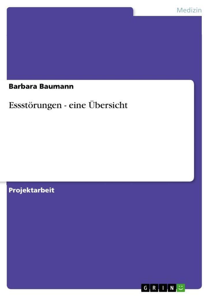 Essstörungen - eine Übersicht