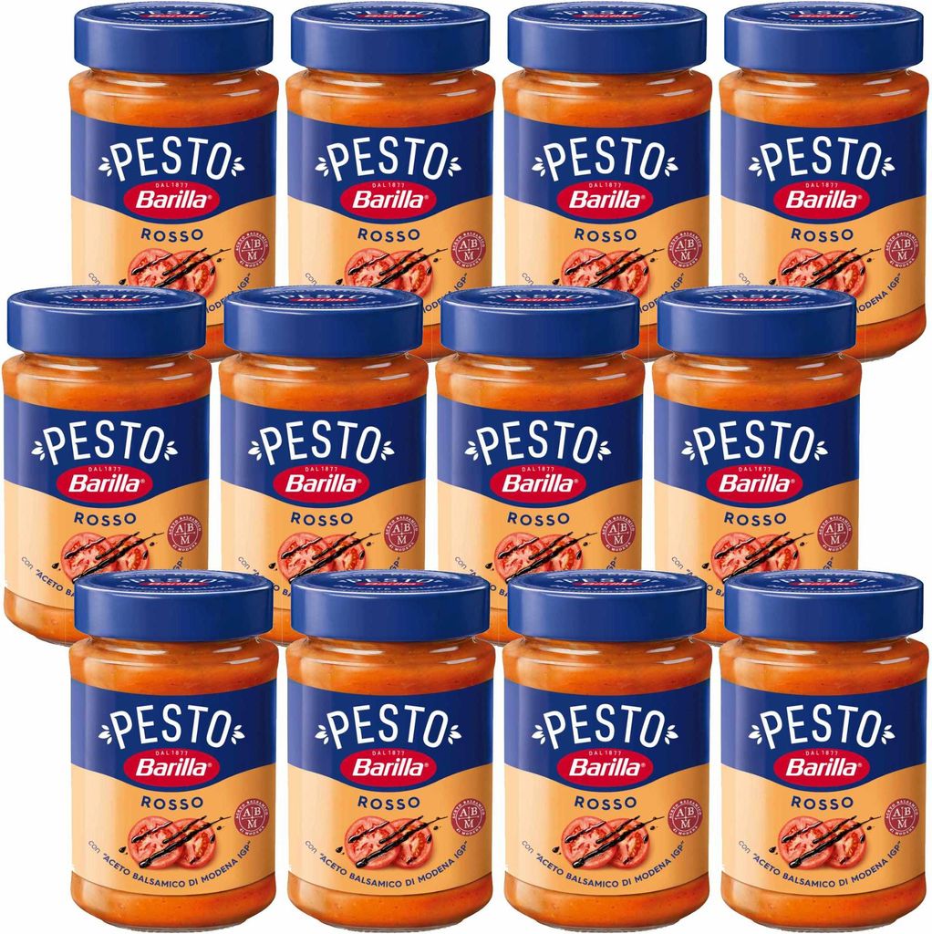 Barilla Pesto Rosso (12x200g Glas) VPE