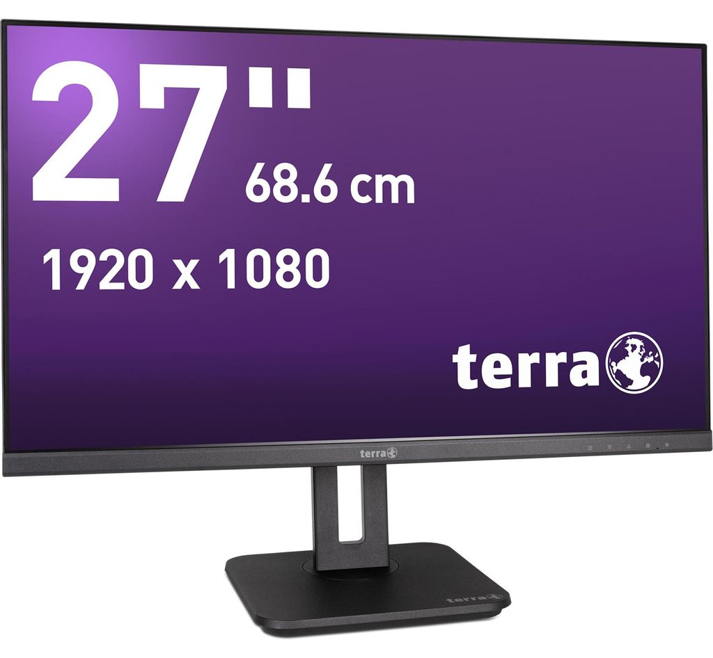 TERRA LCD/LED 2748W PV V3.1 schwarz HDMI/DP/USB-C GREENLINE Produktbild 