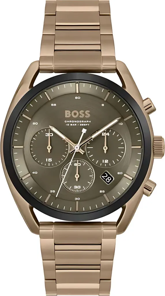 Montre Boss HB1514094 en acier anti-rayures pour homme actif et élégant