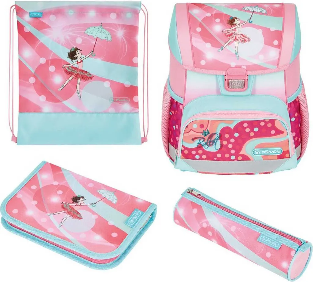 Cartable Herlitz Loop Plus Ballet Love - Sac d'école ergonomique léger