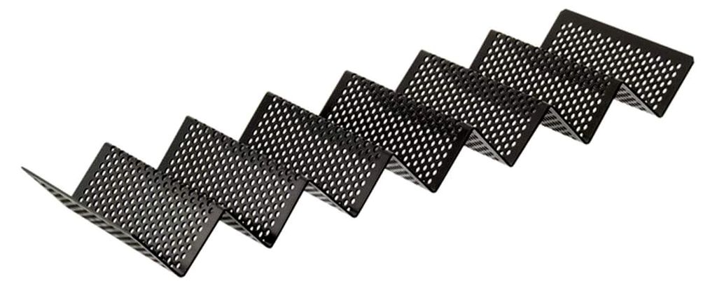 Snack Verkaufsständer Wellenform Brötchenständer Aluminium pulverbeschichtet 580 x 170 mm
