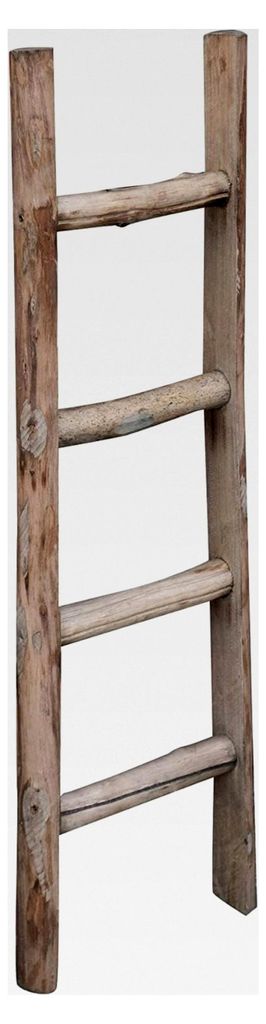 Dekorative Holzleiter für Badetücher, 100 x 6 x 28 cm, im Shabby-Chic-Stil