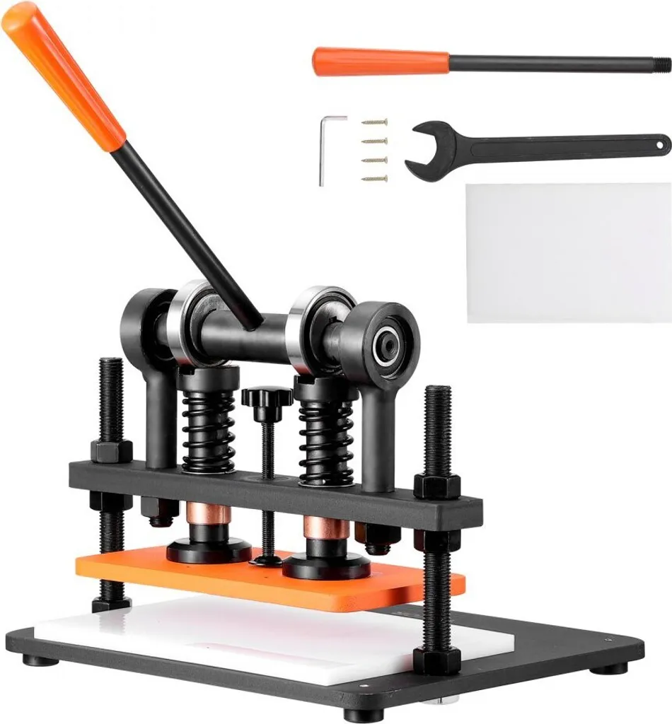 Presse de découpe cuir manuelle - Machine à gaufrer artisanale 1,5 tonne