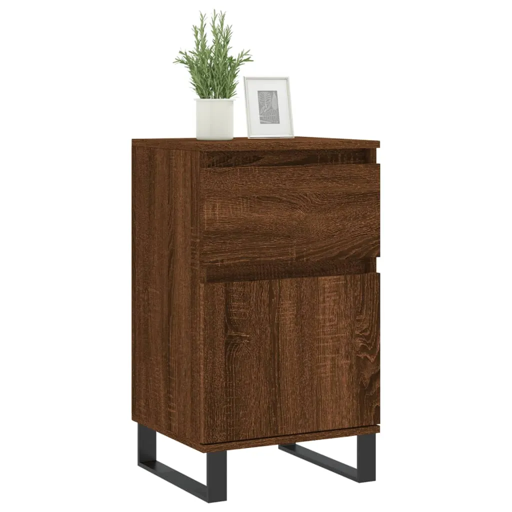 Buffet 2 pcs Chêne Brun 70 cm : Solution de Rangement pour Petit Espace