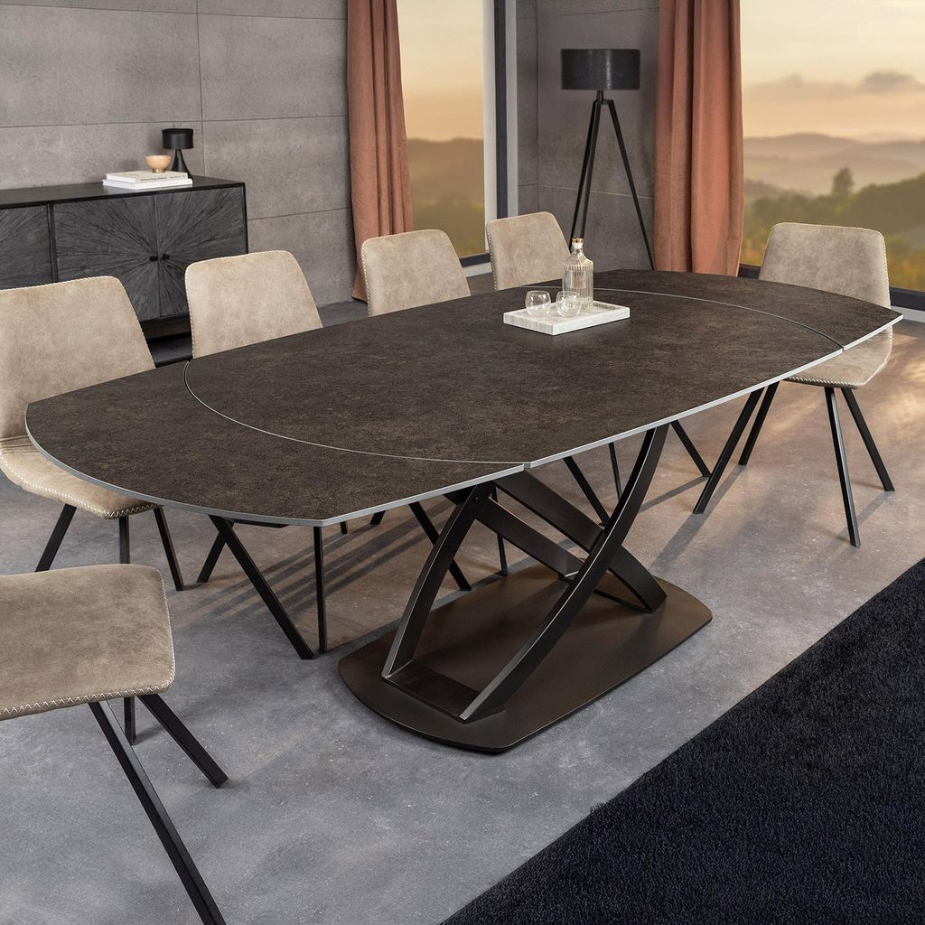 riess-ambiente Ausziehbarer Esstisch INCEPTION 130-190cm Produktbild 