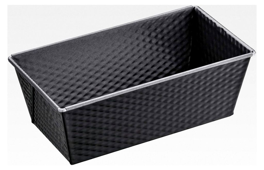 Mini Königskuchenform 20 x 11,5 cm, kleine Kastenform, Antihaftbeschichtung, Springform klein für 1/2 Rezeptportion, geeignet für die Heißluftf...