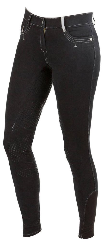 Covalliero Reithose Damen Full-Grip BasicPlus Damenreithose Vollbesatz Black 36