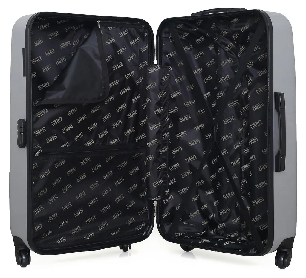 Set de Bagages HERO CORONADO avec Grande Valise et Vanity Case Assorti