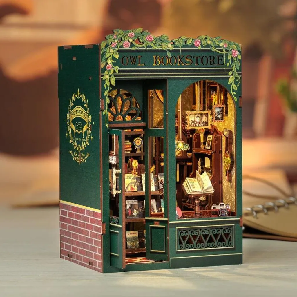 Book Nook DIY Bibliothèque Arbre En Bois, Maison Miniature, Puzzle En 3D 01 | Répertoire De Livres Des Anneaux De Sagesse, Serre-Livres Fantaisie Book Nook DIY Bibliothèque Arbre En Bois, Maison Miniature, Puzzle En 3D 01 | Répertoire De Livres Des Anneaux De Sagesse, Serre-Livres Fantaisie