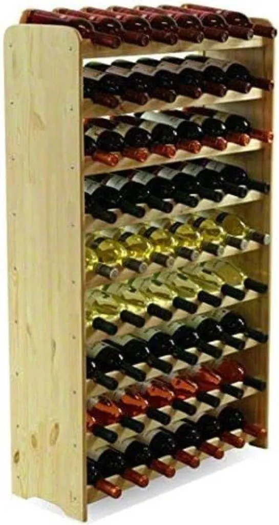 Rangez enfin vos bouteilles : casier à vin sécurisé 63 places anti-chute