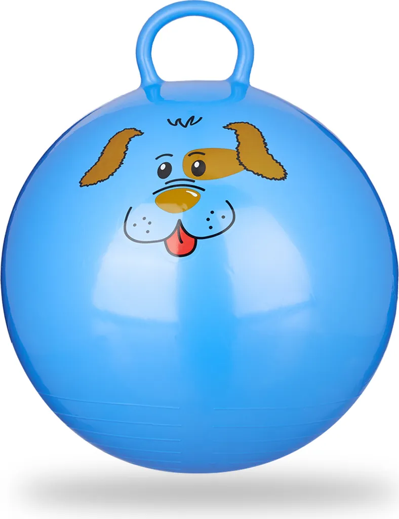 Balle rebondissante enfants bleu lot de 4 pour pochette anniversaire