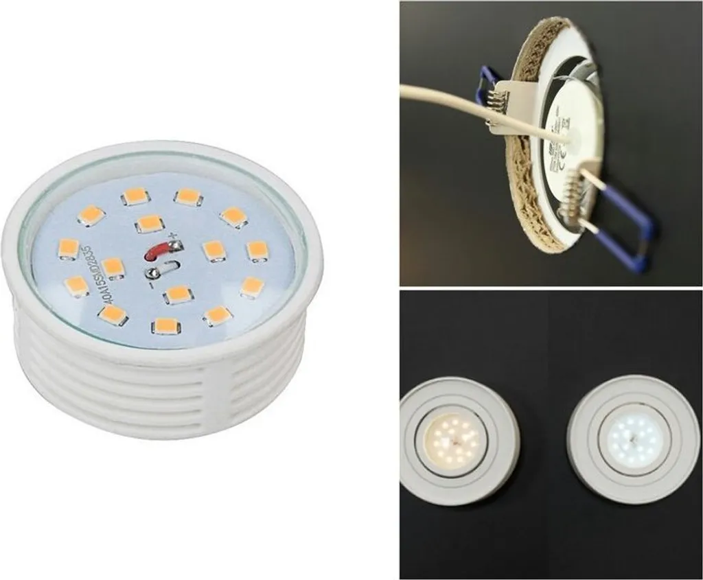 10x Faretti LED Incasso 5W Slim Bianco Freddo Dimmerabili 400lm 230V