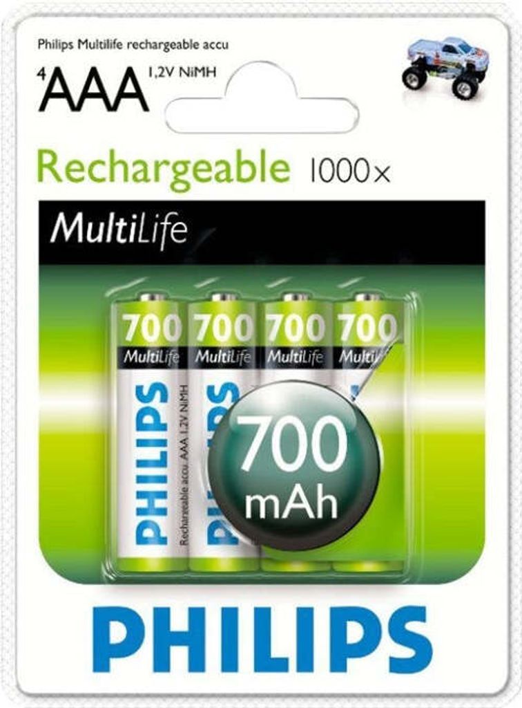 Philips Rechargeables R03B4A70/10, Nabíjateľná batéria, Obrázok produktu 