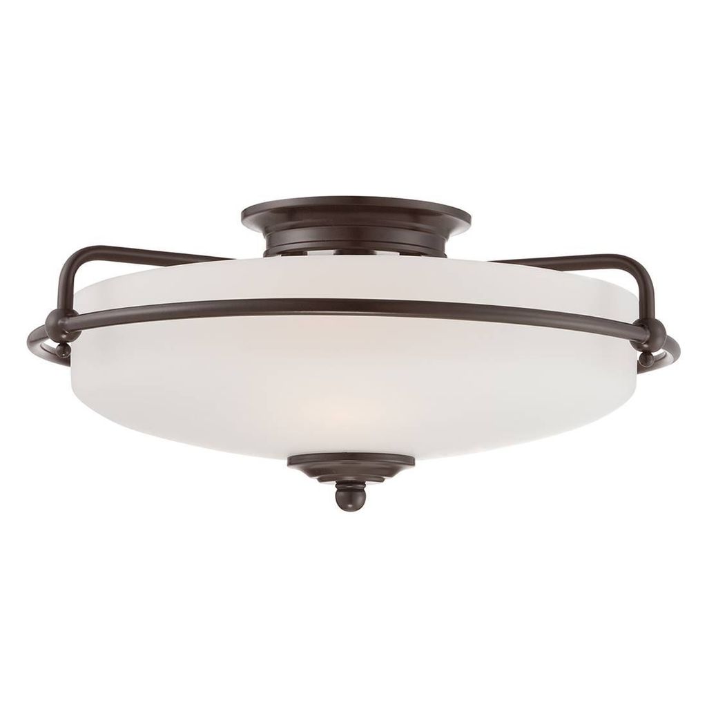 Lampa wisząca Griffin brązowa 3xE27x60W metal Zdjęcie produktu 