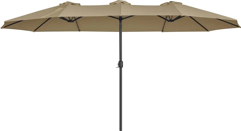 Parasol double Rootz 4,6m : solution contre la chaleur et rayons UV 50+