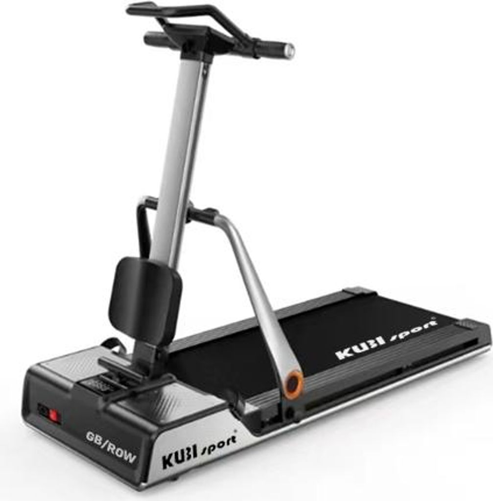 4-in-1-Laufband mit Rudergerät, Flaschenzug und Bauchmuskeltrainer GB/ROW