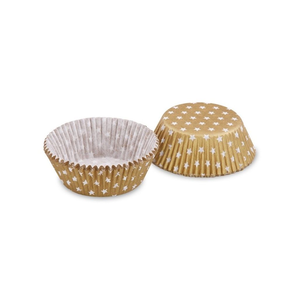 Baking Cups - Goldstern - 40Stück Teplickedorty.cz
