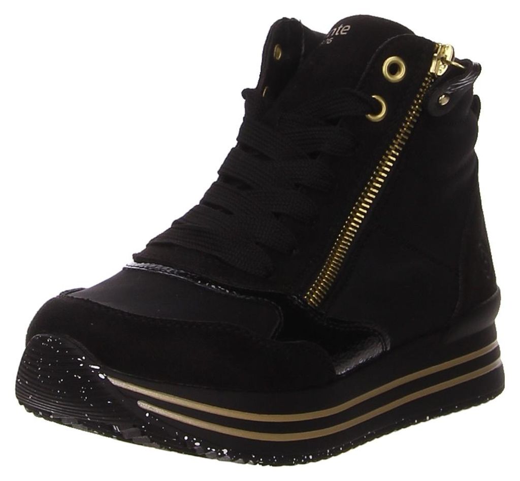 Remonte Schnürstiefel Kaltfutter in schwarz, Gr. 39