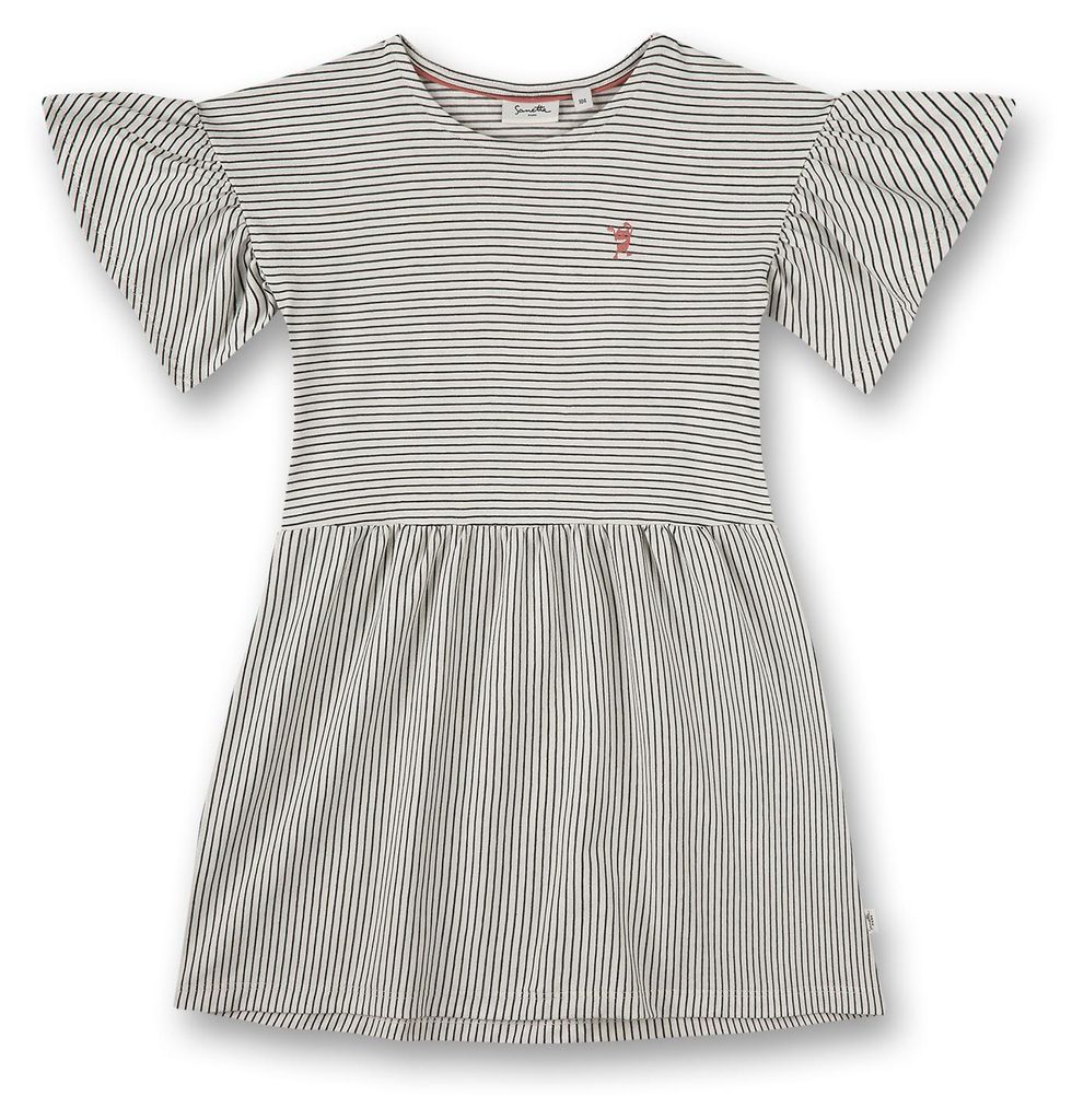 Sanetta Pure Mädchen-Kleid Off-White Ringel 68