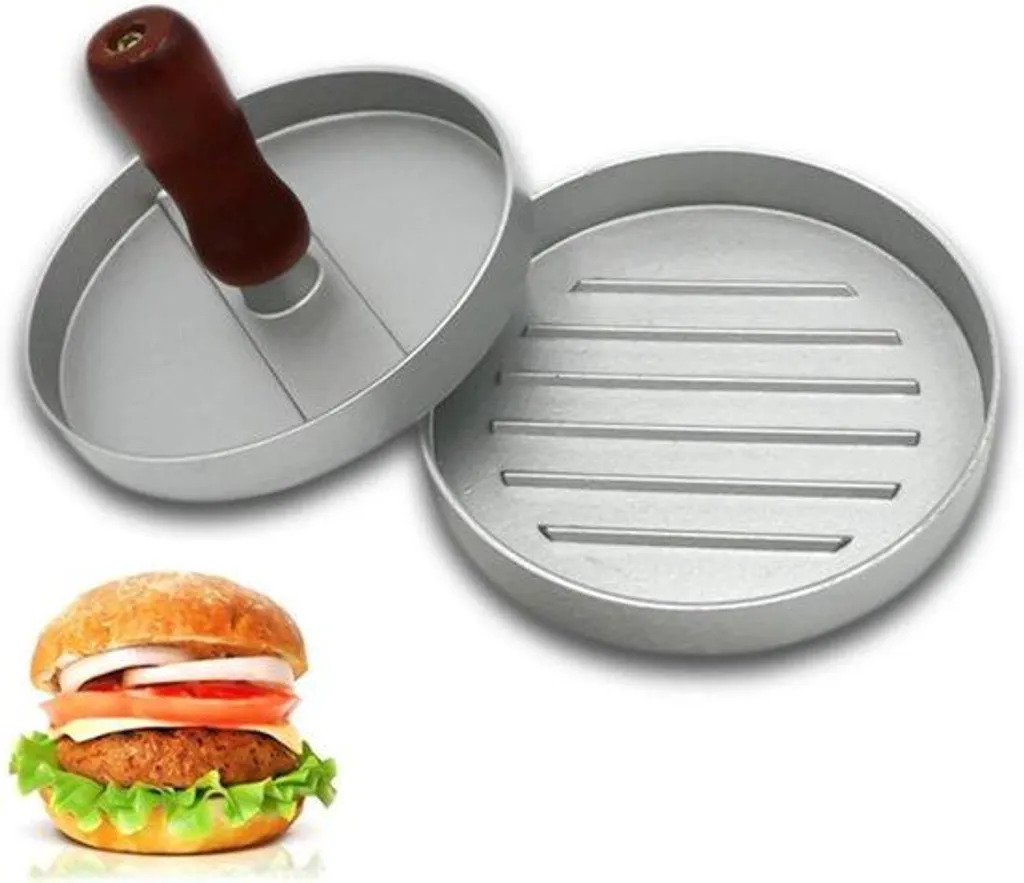 Ustensile à burger pour barbecue en aluminium spécial steaks de bœuf