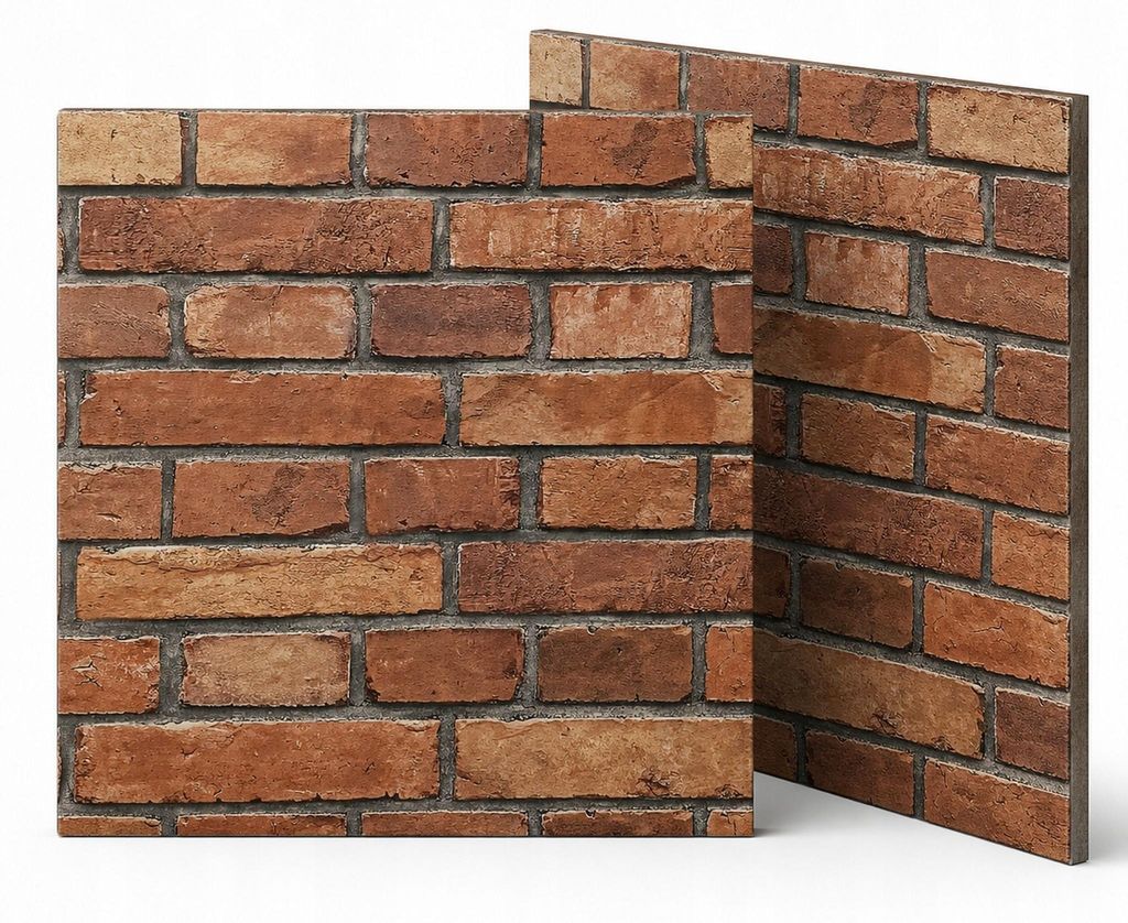 STYLER Akustikpaneel 2x60x60 cm Ziegelsteinmuster modernes Produktbild 
