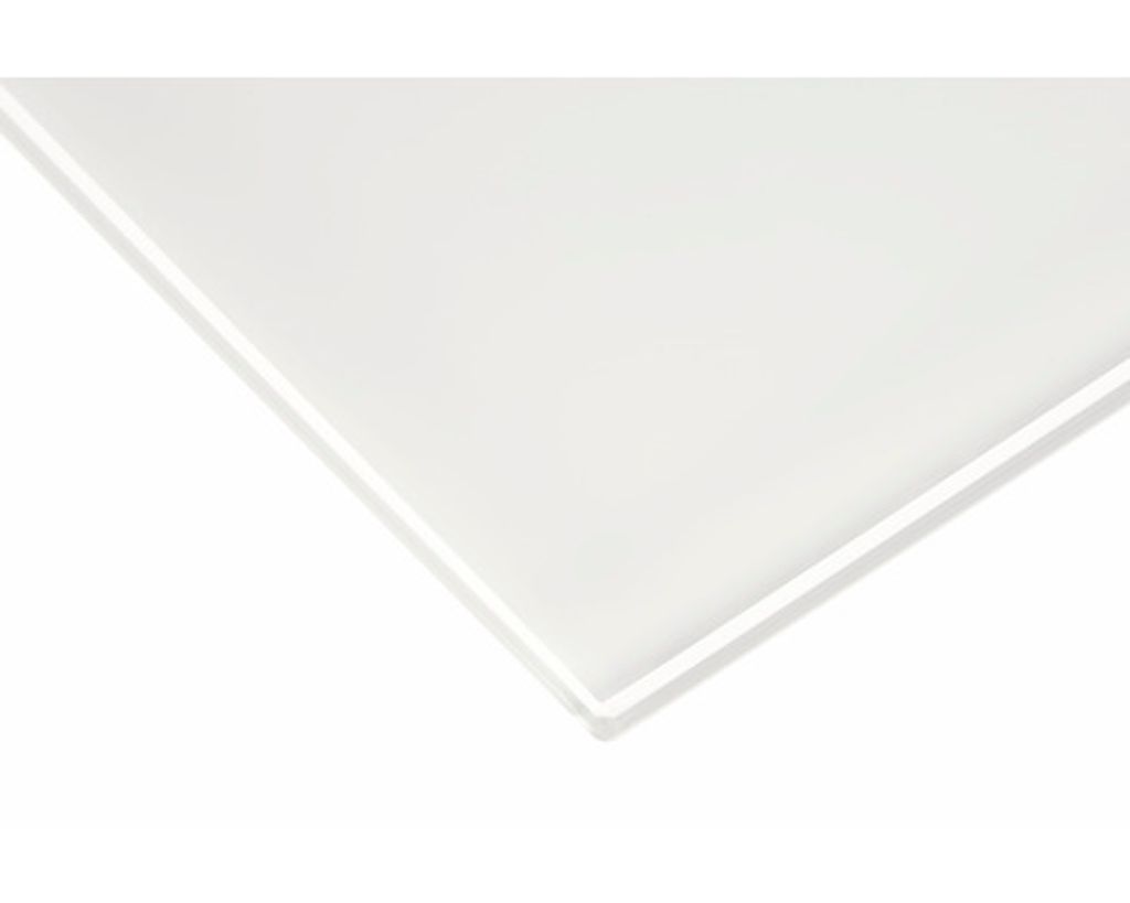 Dolle Glasboden Square 60 x 20 cm, 8 mm, weiß Produktbild 