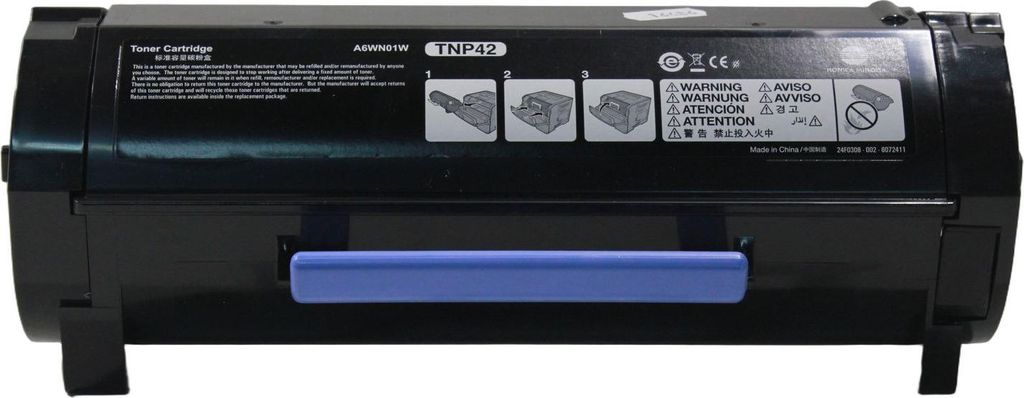 Konica Minolta TNP42 Toner Black A6WN01W -Bulk