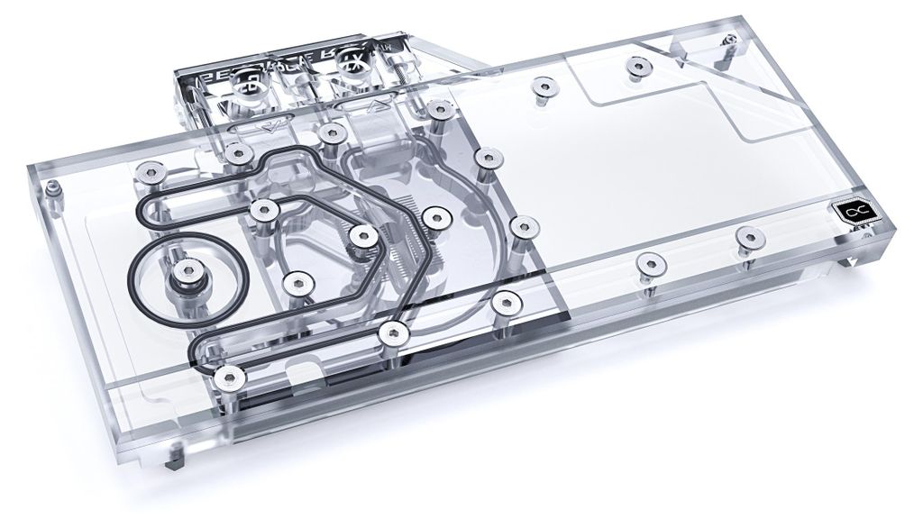 Eisblock Aurora Acryl GPX-N RTX 3070 mit Backplate (Reference), Wasserkühlung