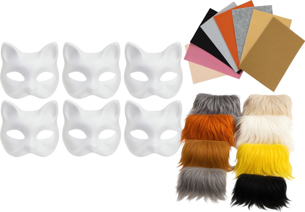 Maaleo 26570 Set di maschere creative per gatti con Immagine del prodotto 