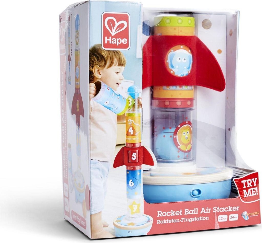 Hape Rocket Ball Air Stacker, 2 Jahr(e), Mehrfarbig Produktbild 