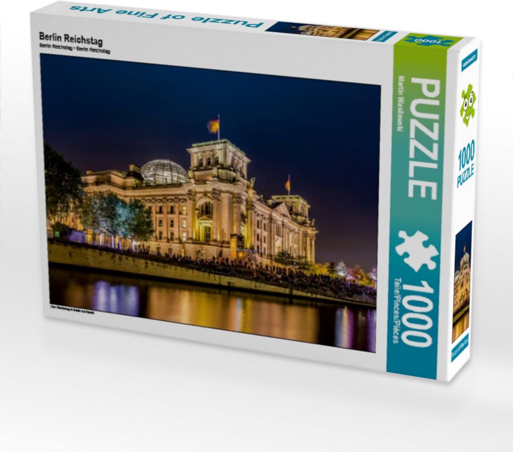 Calvendo Berlin Reichstag 1000 Teile Puzzle quer 640x480mm, Wasilewski Martin; 7383587