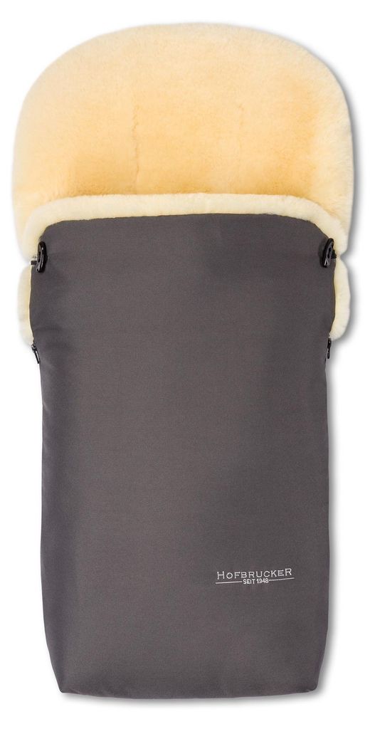 Hofbrucker Lammfell-Fußsack Putzi für Kinderwagen und Buggy Produktbild 