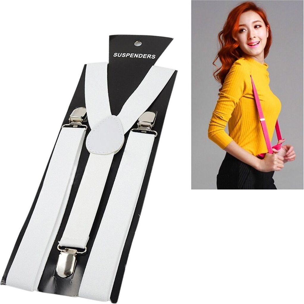 Harrys-Collection Hosenträger Mit 3 Clips - Y-Form 'Ich Werde Nicht älter' Made In Germany