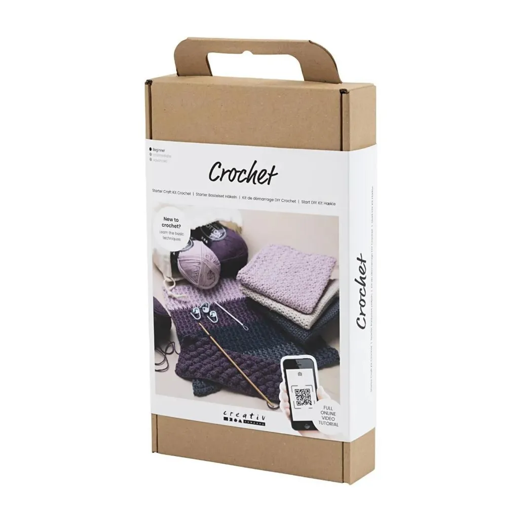 Ensemble de départ Crochet : Coffret Créatif pour apprendre pas à pas - 6