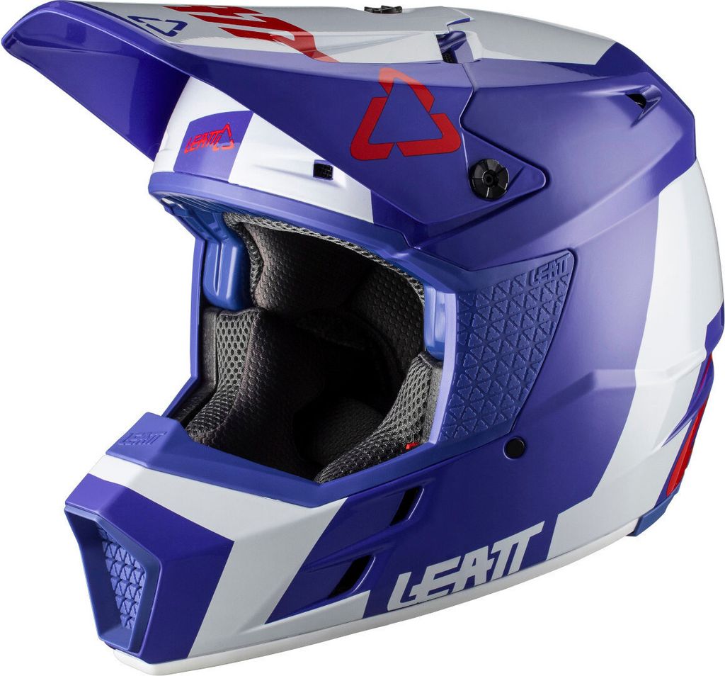 Leatt Helm GPX 3.5 blau-weiss-rot Größe: XL
