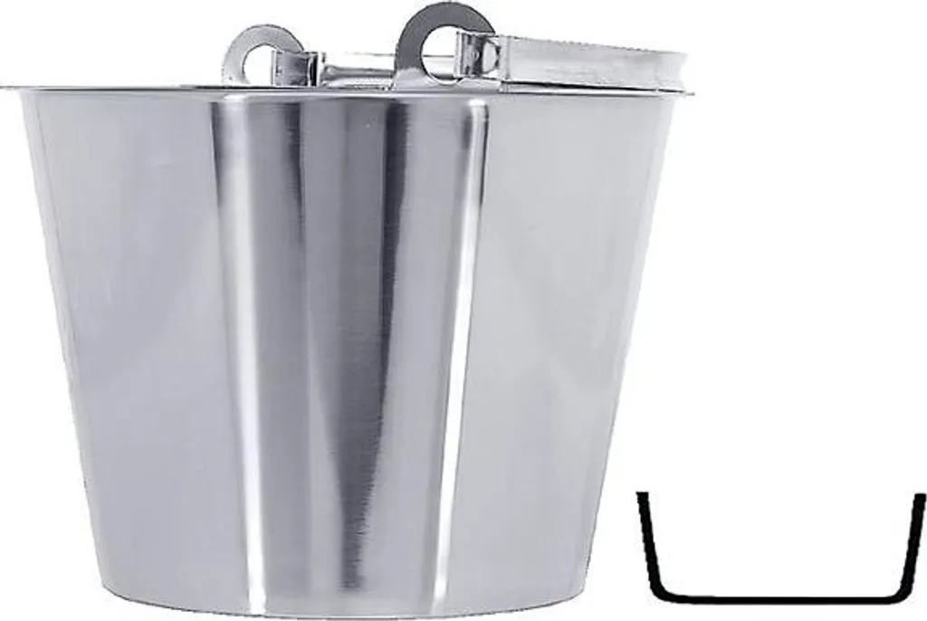 Secchio Professionale Inox 18/10 10L - Graduato e Lucidato a Specchio