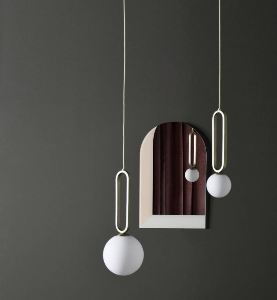 GOLD&CHROME Halbovaler Rahmenloser Wandspiegel aus Kristall Produktbild 7