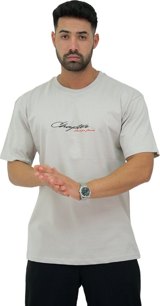 Megaman, Herren T-Shirt, Oversize, Beige | Small Produktbild 