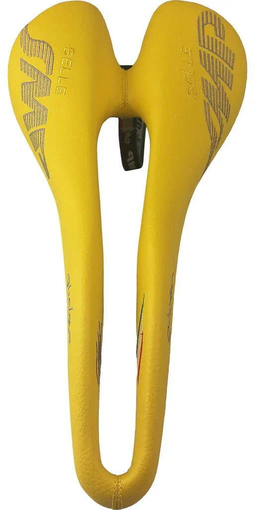 Selle SMP Glider Jaune Idéale pour Sorties Longue Distance et Route