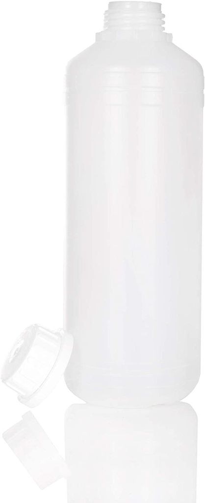 Plastikowa butelka BENBOW HDPE 1x 500 ml z zakrętką i skalą Zdjęcie produktu 