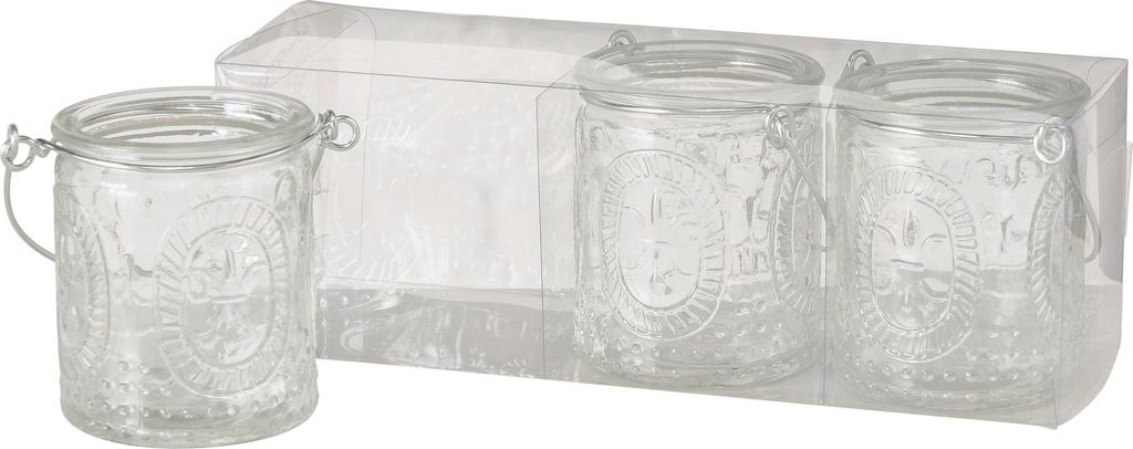 Boltze 6067100, 3 Stück(e), Glas, Transparent Produktbild 